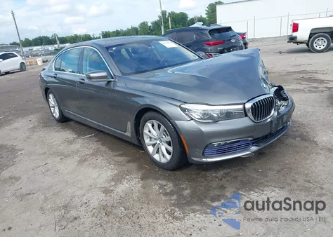 2016 BMW 740I из США, поврежденный, VIN WBA7E2C56GG504523